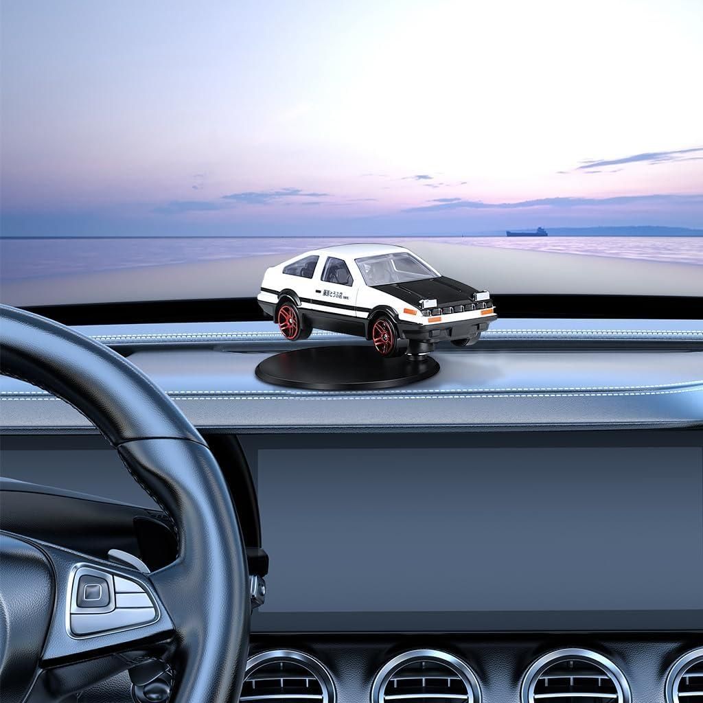 DRIFTING CAR STATUE ON CAR DASHBOARD